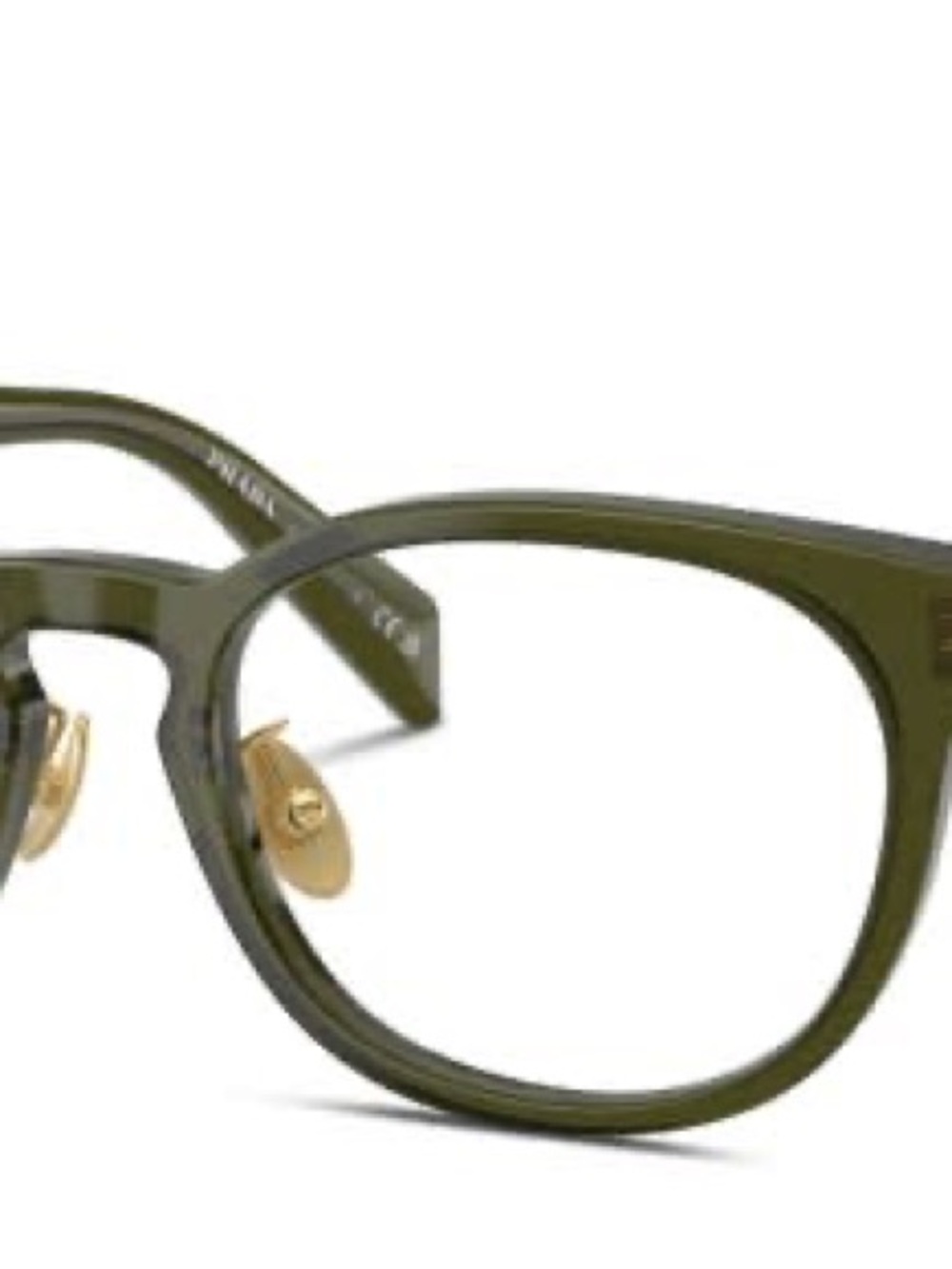 Prada Olive Green Glasses - Picture 8 of 8